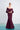 Formal Dresses Long Pleated Formal Fitted Evening Dress Wine