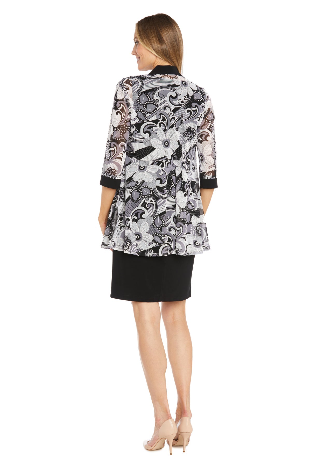 R&M Richards 1493 Two Piece Short Mother of the Bride Jacket Dress