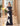 Formal Dresses Long Fitted Ruffle Formal Evening Dress Navy/White
