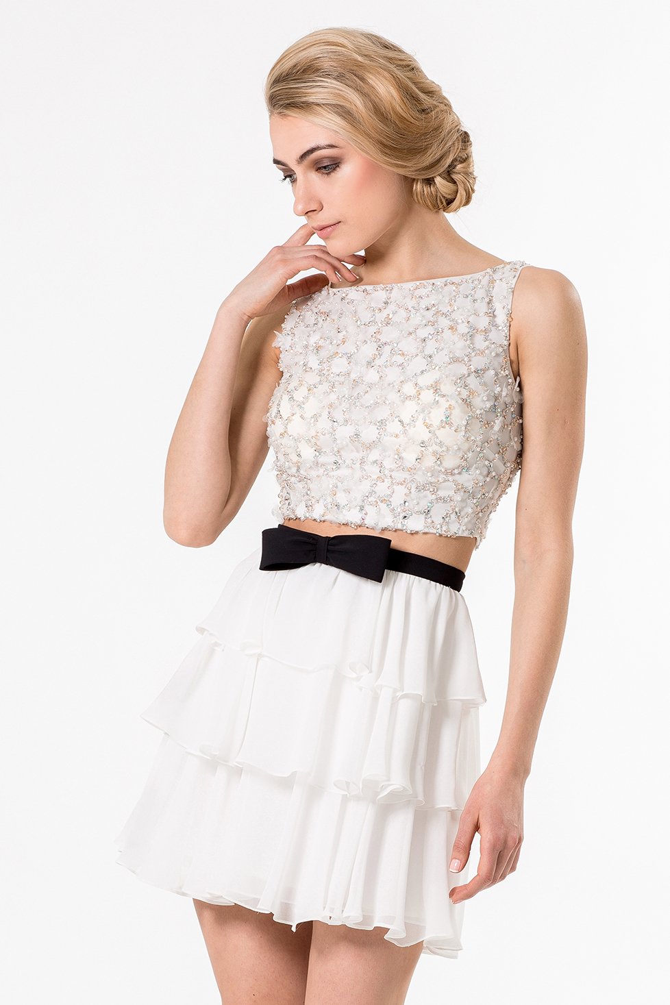 Terani Couture Two Piece Short Prom Dress 1521H0059A - The Dress Outlet