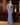 Formal Dresses Long Plated Formal Peplum Evening Dress Delphi Blue