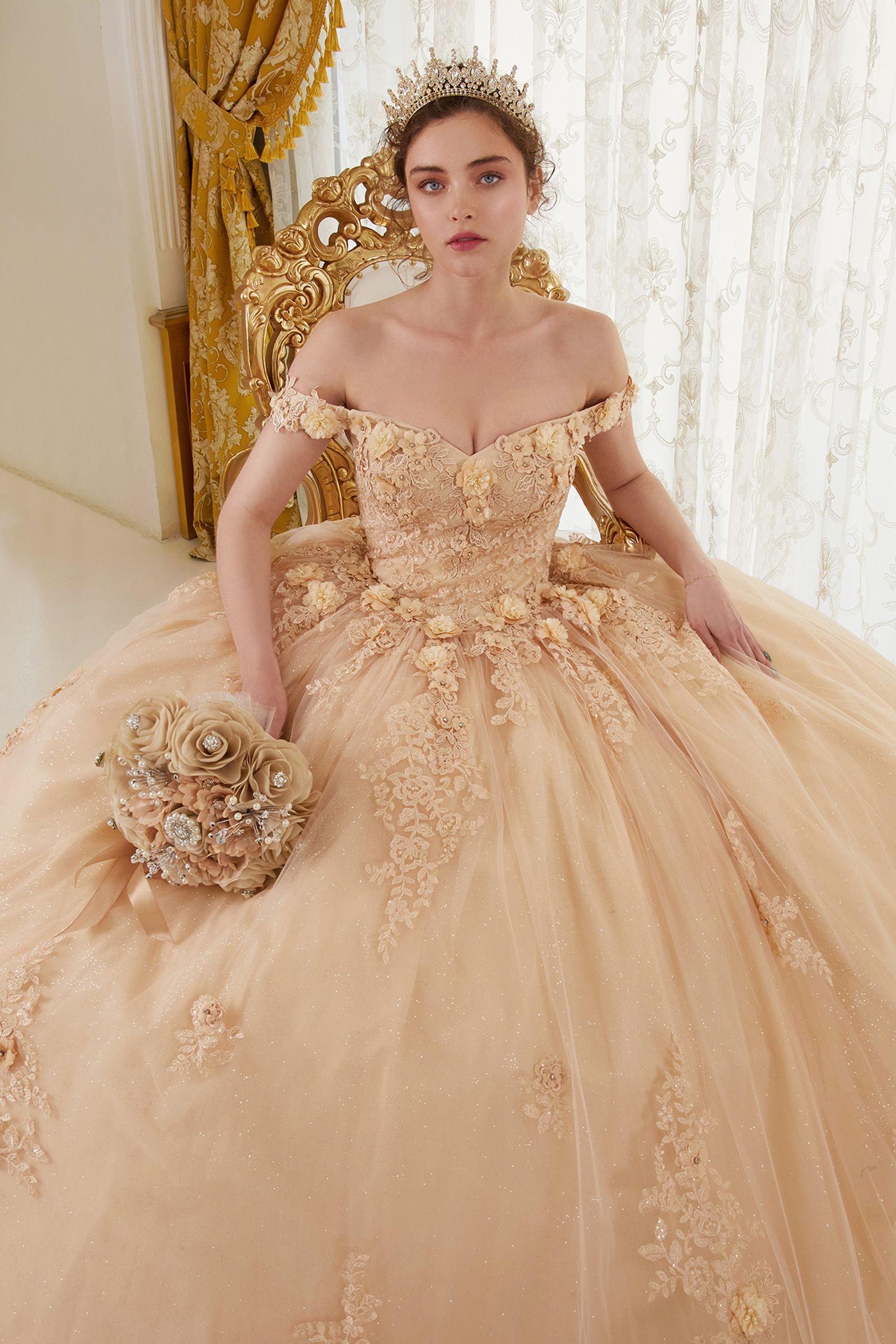 LaDivine 15702 Quinceanera Dress Long Sweet 16 Ball Gown