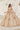 Quinceniera Dresses Long Ball Gown Glitter Print Quinceanera Dress Champagne