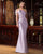Formal Dresses Long Fitted Tiered Formal Peplum Dress Lilac