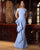 Formal Dresses Long Formal Ruffle Evening Dress Periwinkle
