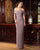 Formal Dresses Long Formal Beaded Fit Evening Dress Mocha