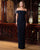 Formal Dresses Long Formal Beaded Fit Evening Dress Navy
