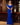 Formal Dresses Beaded Long Layered Formal Pleated Dress Blue