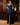 Formal Dresses A Line  Long Formal Metallic Slit Evening Dress Navy