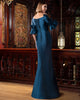 Alexander by Daymor 1584 Pleated Long Formal Evening Dress