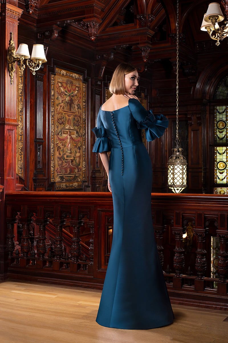 Formal Dresses Pleated Long Formal Evening Dress Teal