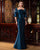 Formal Dresses Pleated Long Formal Evening Dress Teal