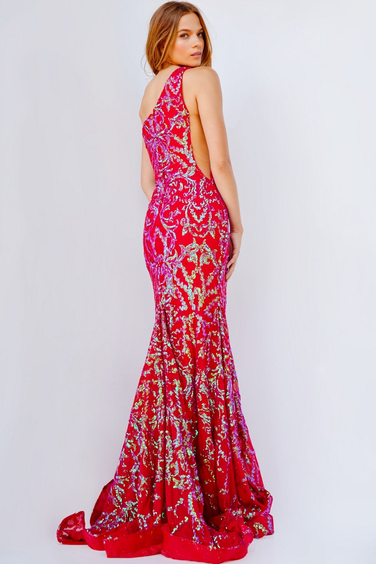Jovani 22845 Long Formal Prom Fitted Dress