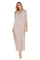 Formal Dresses Petite Long Formal Metallic Jacket Dress Blush