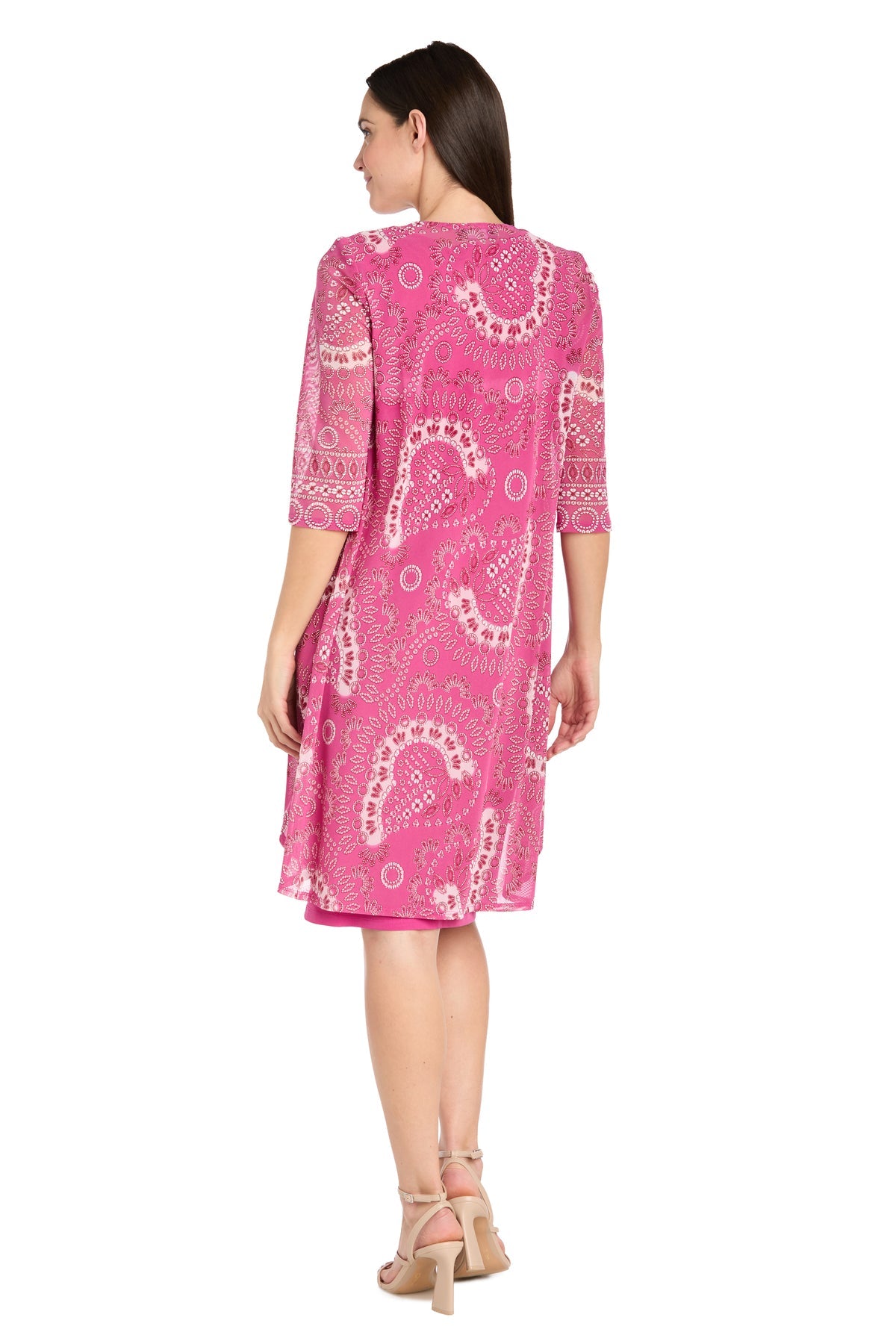 R&M Richards 1607P Short Mother of the Bride Petite Jacket Dress