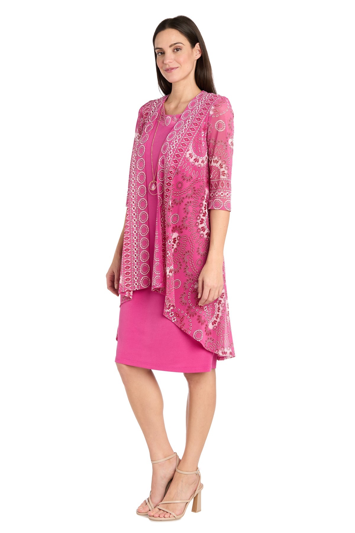 R&M Richards 1607 Mother of the Bride Short Cocktail Dress