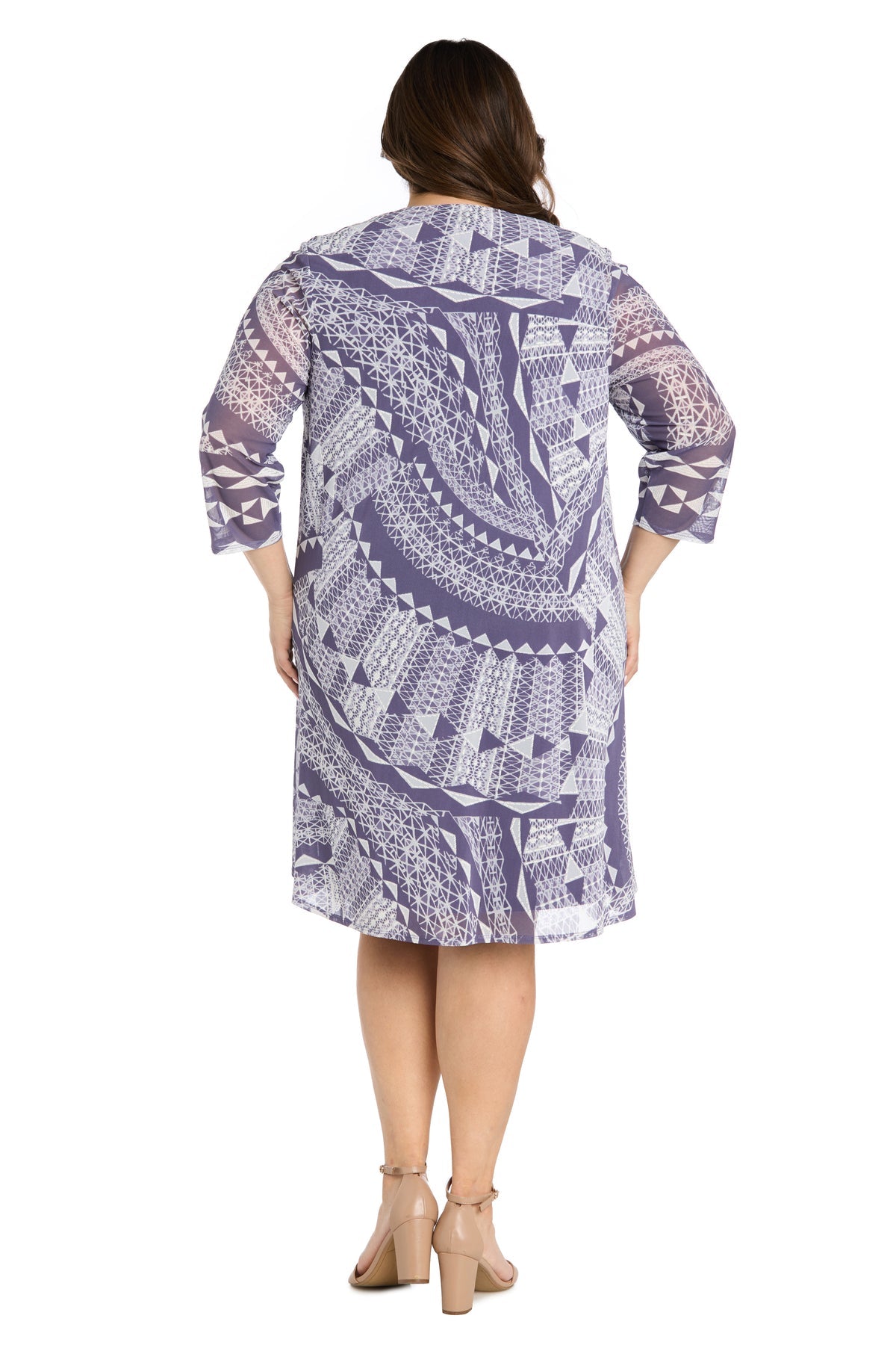 Plus Size Dresses Short Plus Size Jacket Dress Lavender