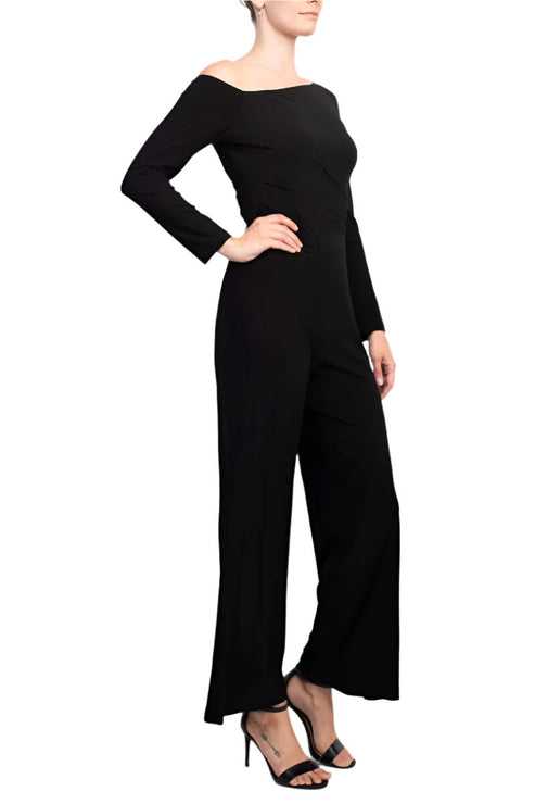 Taylor 1627M Long Sleeve Jumpsuit Formal