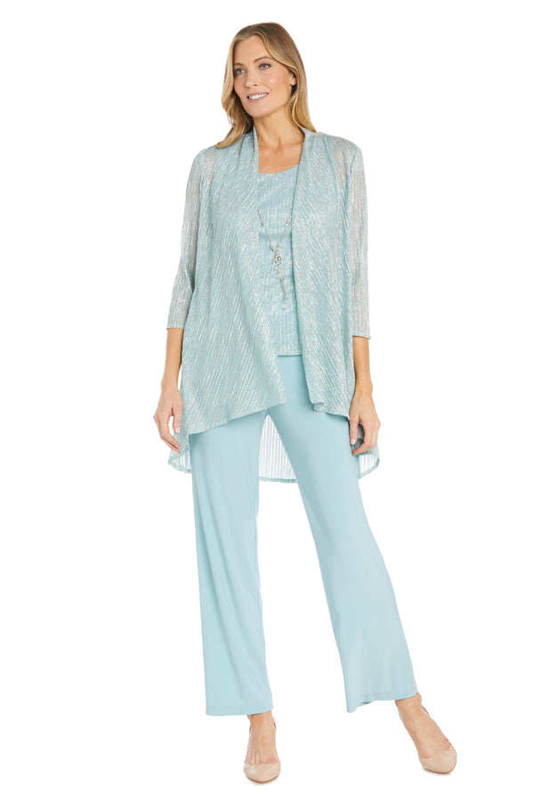 Sequim Petite Jacket Pant Suit Long Formal R&M Richards 1642P