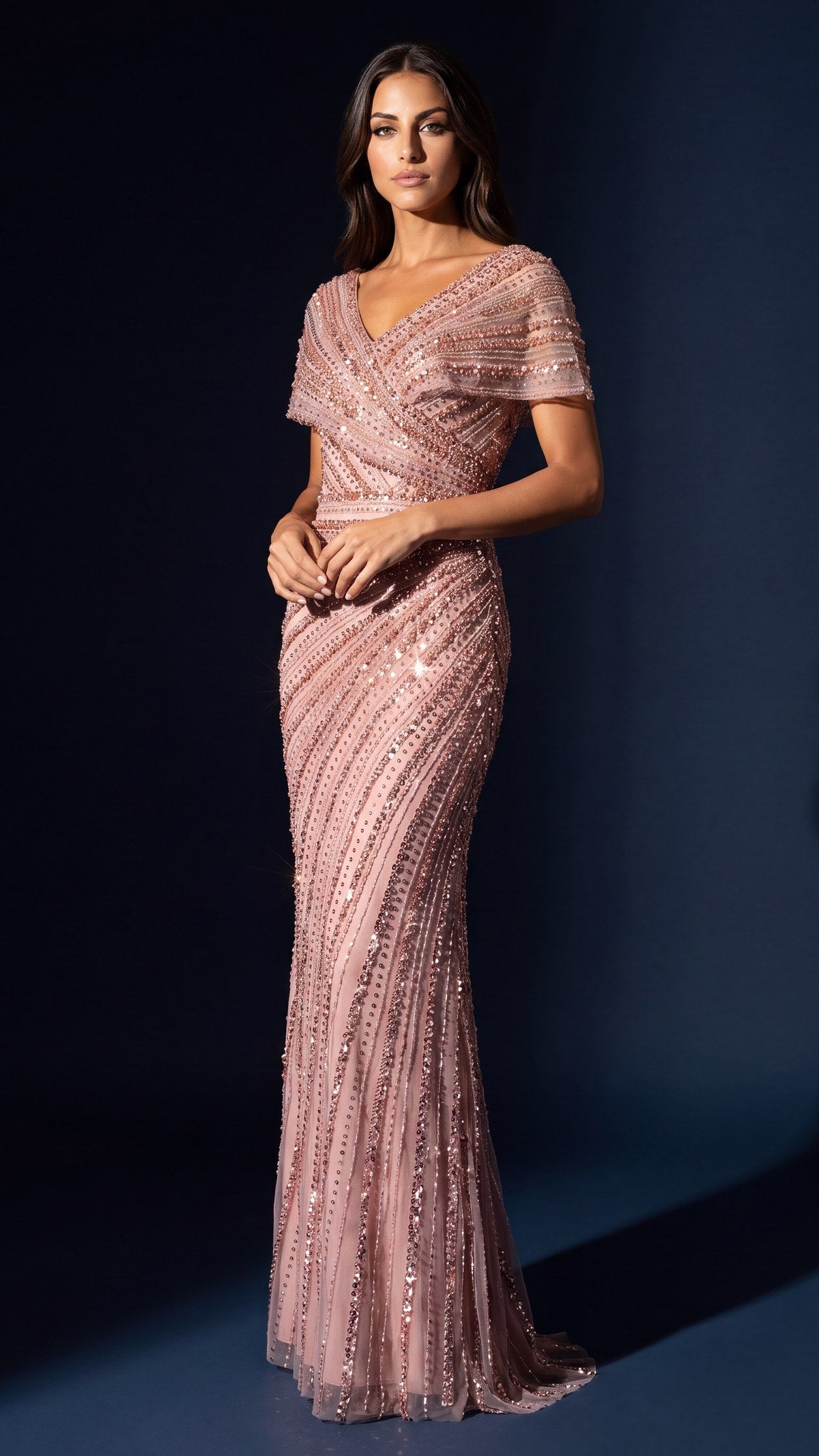 1649 Dusty Rose front view