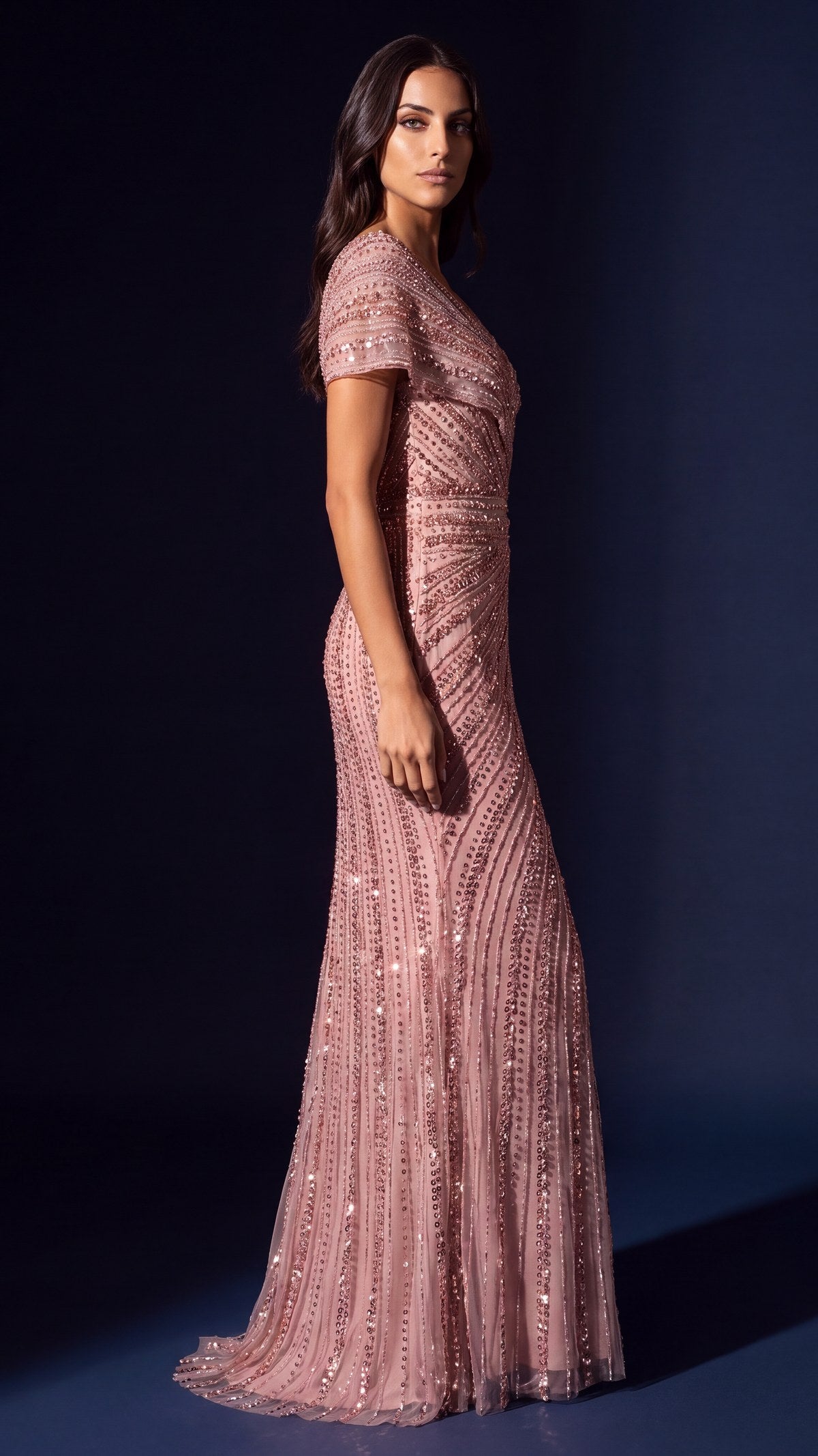 1649 Dusty Rose side view