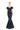 Formal Dresses Long Metallic Formal Ruffle Evening Dress Navy