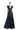 Formal Dresses Pleated Long Formal A Line Evening Dress Navy