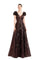 Formal Dresses Pleated Long Formal A Line Evening Dress Wine