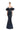 Formal Dresses Floral Beaded Long Formal Evening Dress Navy