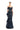 Formal Dresses Beaded Formal Long Ruffle Evening Dress Navy