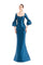 Formal Dresses Long Formal Evening Mermaid Dress Teal Blue