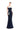 Formal Dresses Long Pleated Formal Evening Dress Navy/White