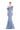 Formal Dresses Fitted Long Formal Pleated Ruffle Dress Delphi Blue