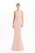Formal Dresses Long Fitted Formal Beaded Mermaid Evening Dress Buff