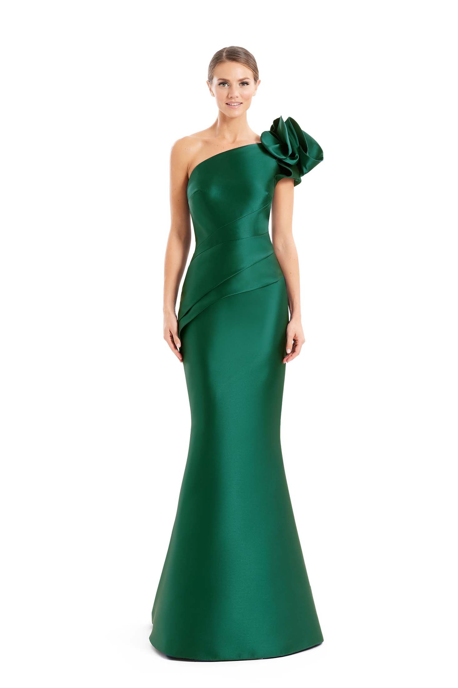 Formal Dresses Long Peplum Floral Mermaid Formal Evening Dress Forest