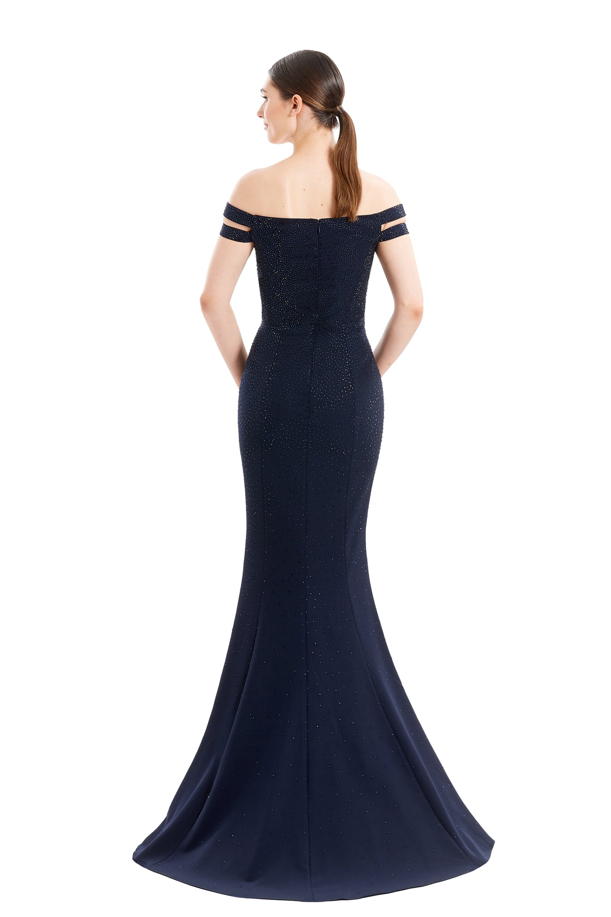 Alexander By Daymor1679F22 Mermaid Long Formal Beaded Evening Dress