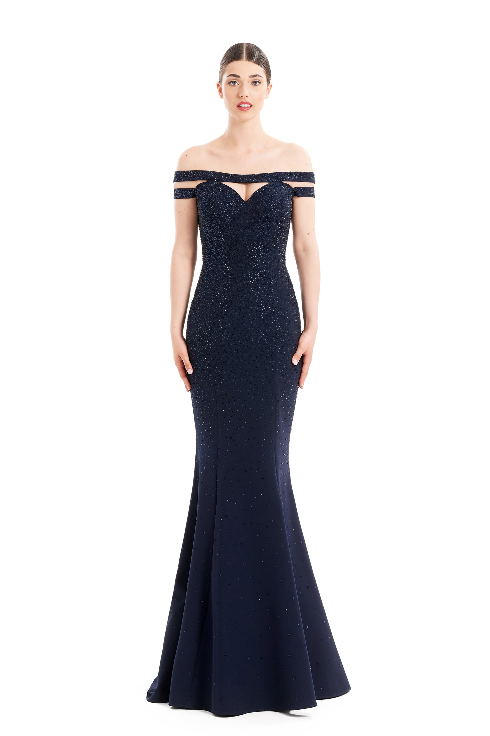 Alexander By Daymor1679F22 Mermaid Long Formal Beaded Evening Dress
