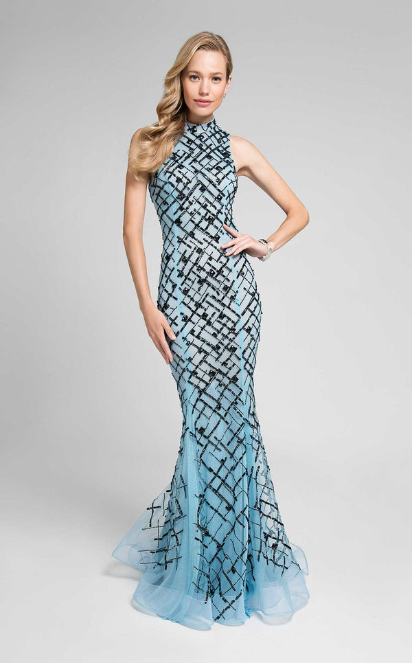 Terani Couture 1712P2494 Long Formal Prom Dress