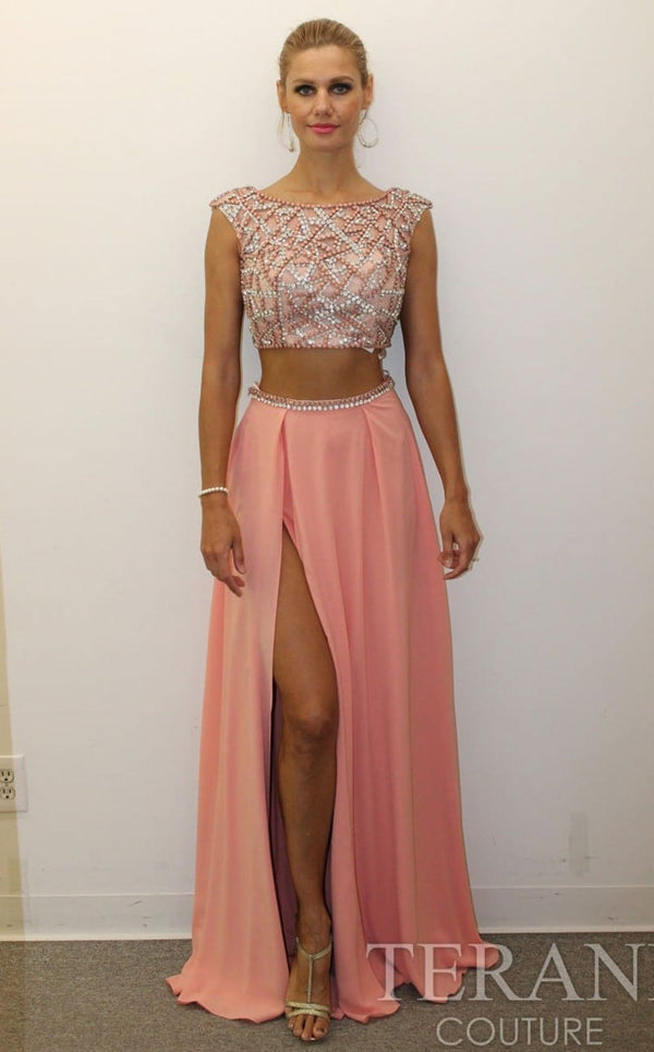 Terani Couture 1712P2749 Sexy Two-Piece Prom Dress