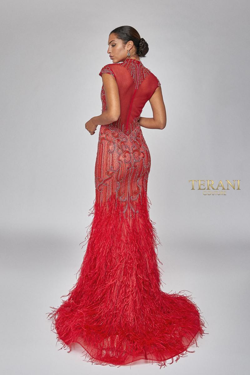 Terani Couture Fitted Long Prom Dress 1721GL4446 - The Dress Outlet