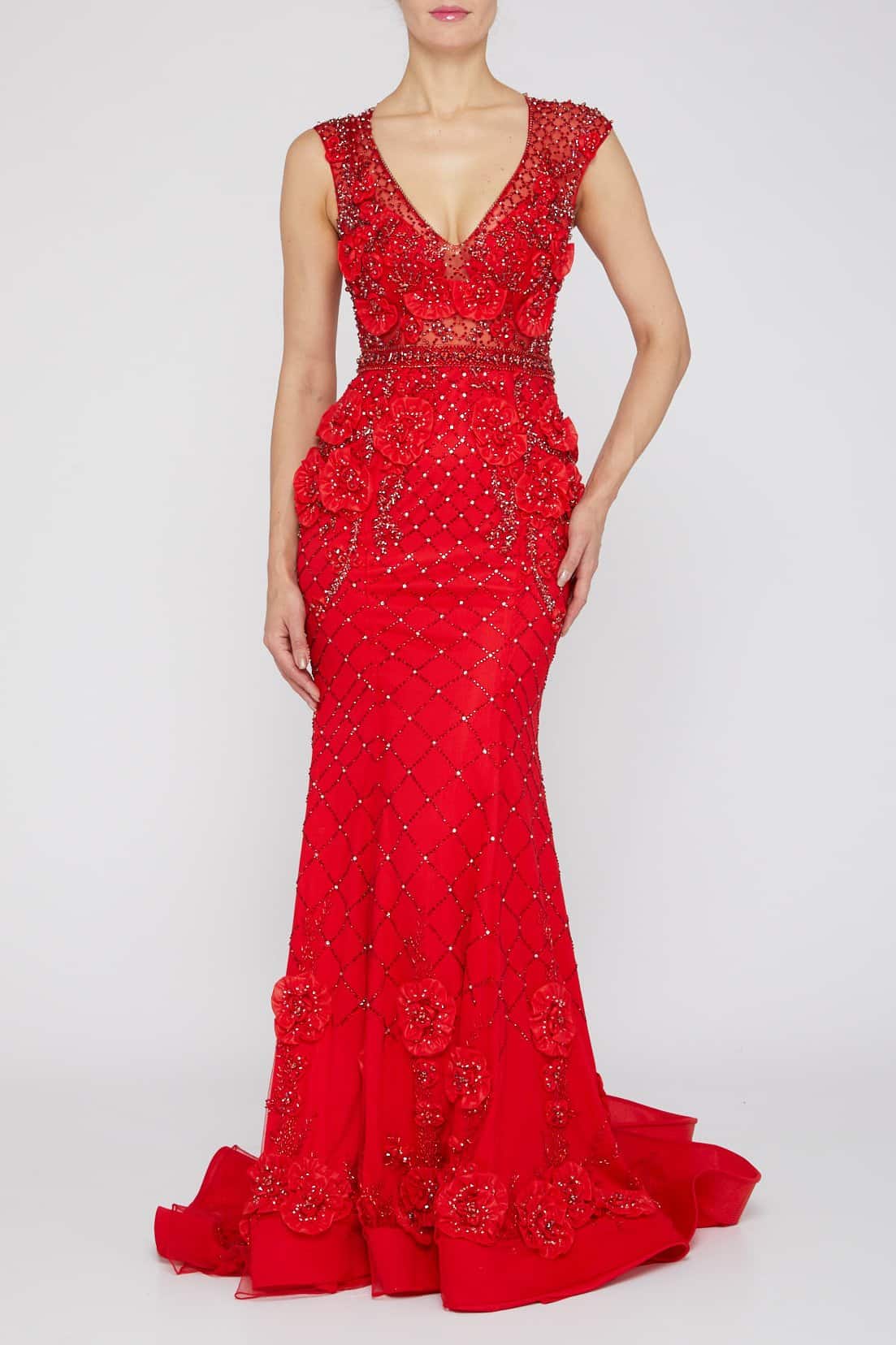 Terani Couture Fitted Long Prom Dress 1722GL4488 - The Dress Outlet