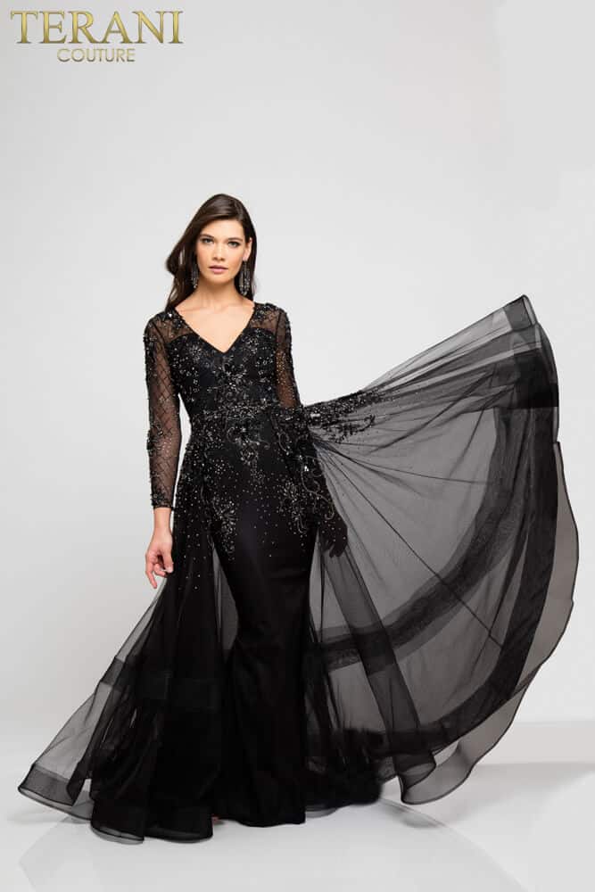 Terani Couture Long Formal Evening Dress 1722M4354 - The Dress Outlet