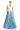 Prom Dresses Long Ball Gown Floral Print Prom Dress Daiquiri Ice/White