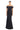 Formal Dresses Pleated Long Formal Beaded Dress Black