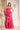 Prom Dresses Fitted Long Evening Formal Slit  Prom Dress Fuchsia