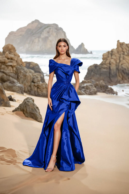 Formal Dresses Long Formal Slit Evening Dress Royal