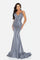 Terani Couture  Long Metallic Fitted Prom Dress 2011P1032 - The Dress Outlet