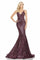 Terani Couture  Long Metallic Fitted Prom Dress 2011P1032 - The Dress Outlet