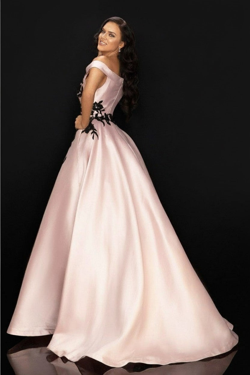 Terani Couture Long Off Shoulder Prom Dress 2011P1229 - The Dress Outlet