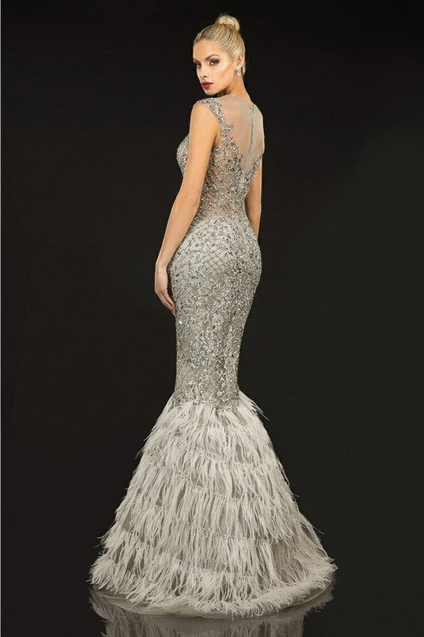 Terani Couture Sexy Fitted Long Prom Dress 1521GL0816A - The Dress Outlet